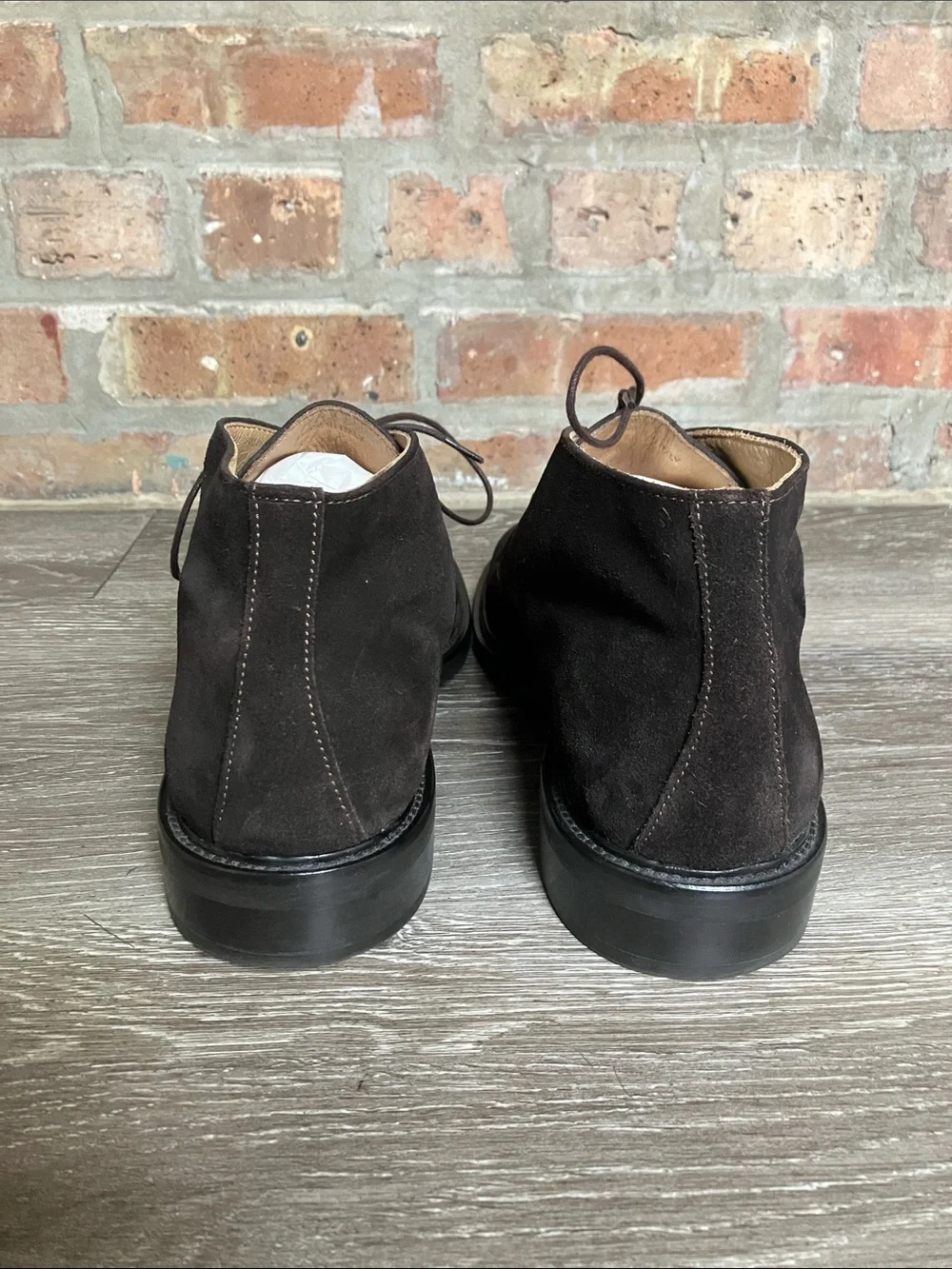 Barneys New York CO-OP  Dark Brown Suede Chukka Boots